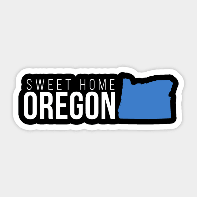 Oregon Sweet Home Sticker by Novel_Designs
